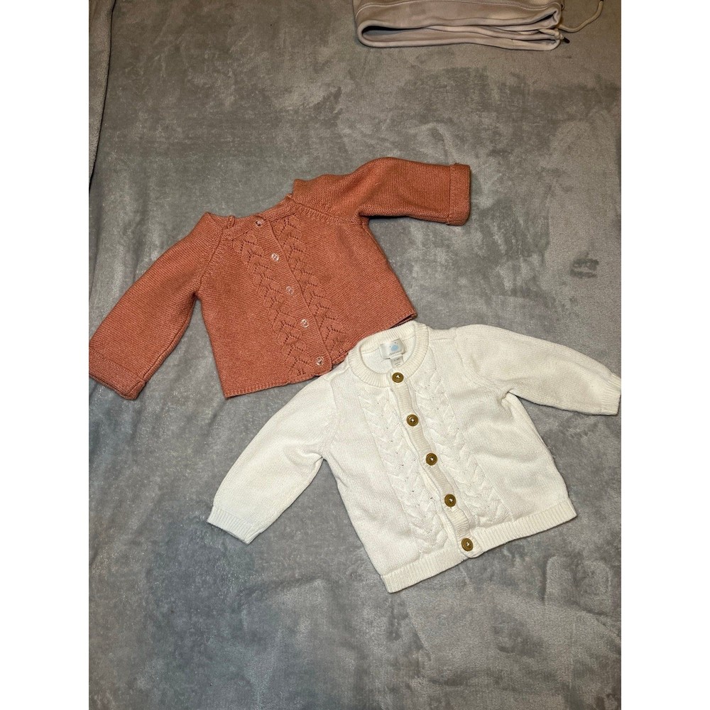 2 Cute infant cardigans 6-9 months